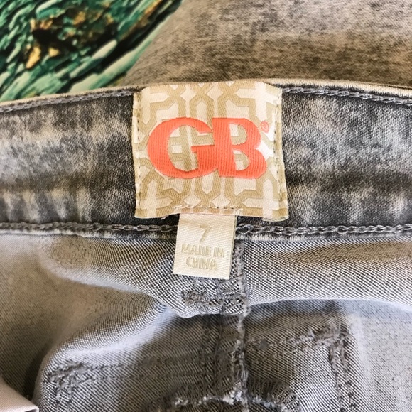 A7 GB Acid Wash Skinny Jeans Sz:7 - Picture 5 of 6